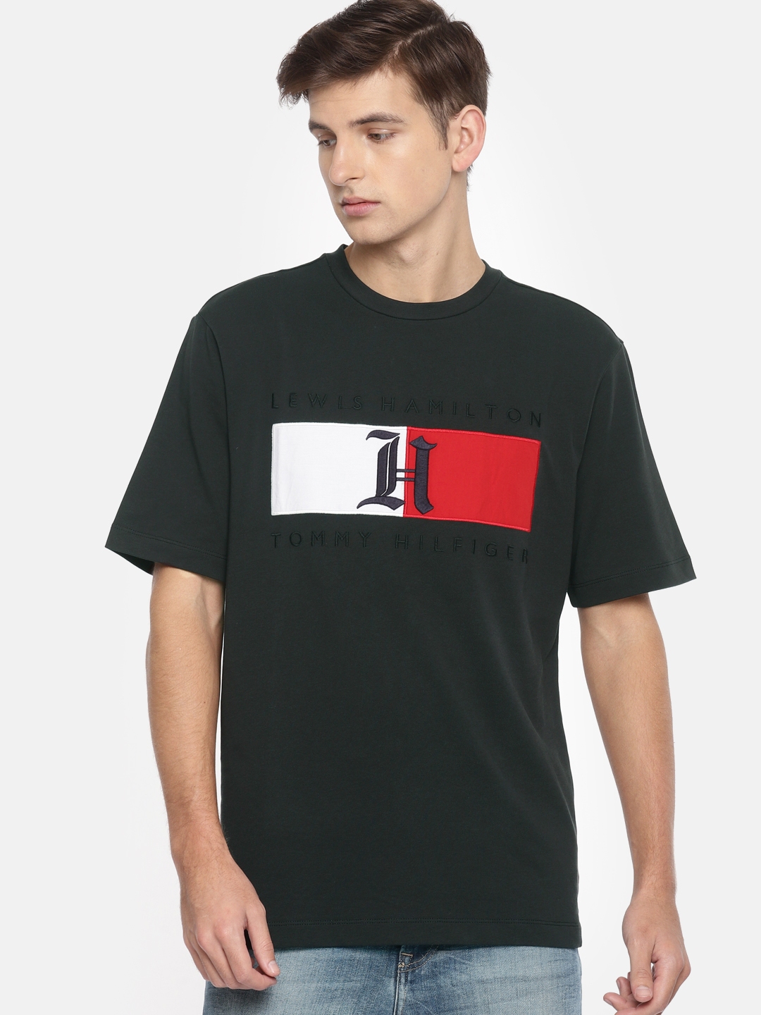 black t shirt tommy hilfiger