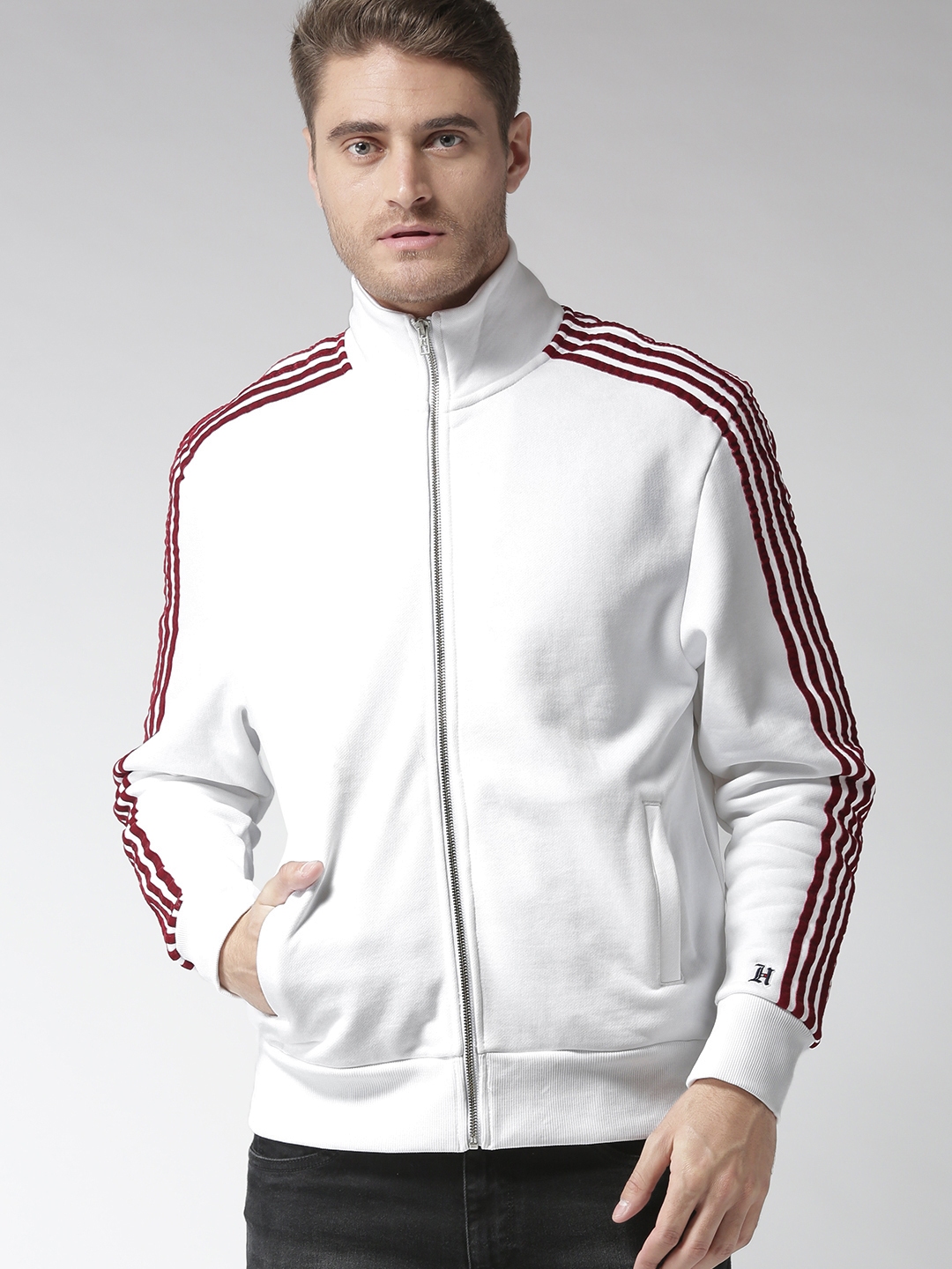 tommy hilfiger white mens jacket