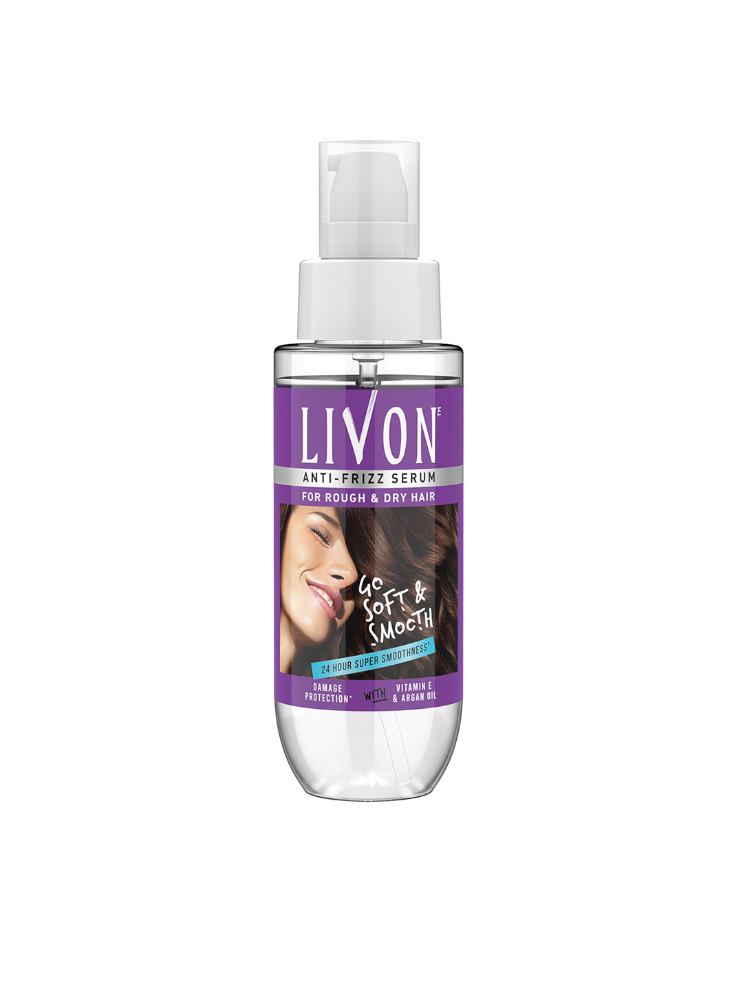 Livon Hair Serum for Dry & Rough Hair For 24 Hour Frizz-free Smoothness - 50ml