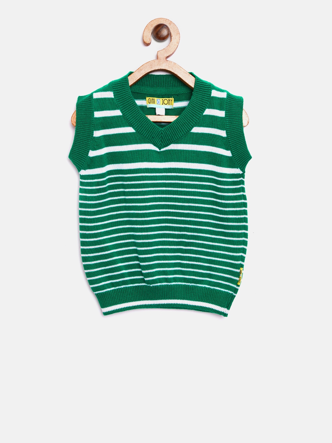 boys green sweater vest