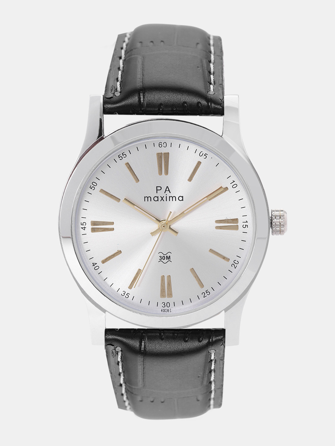 maxima Men Silver-Toned Analogue Watch O-49562LMGI