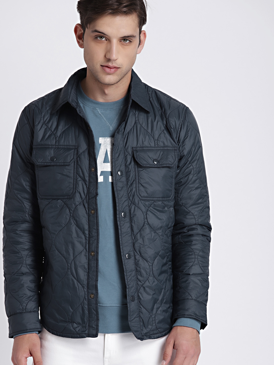 gap mens quilted jacket