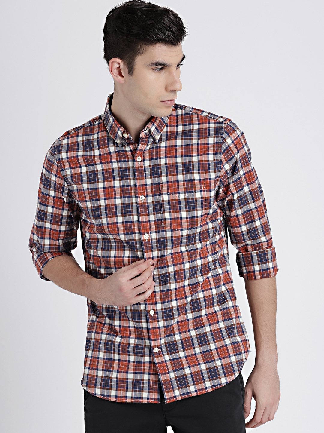 gap checkered shirt