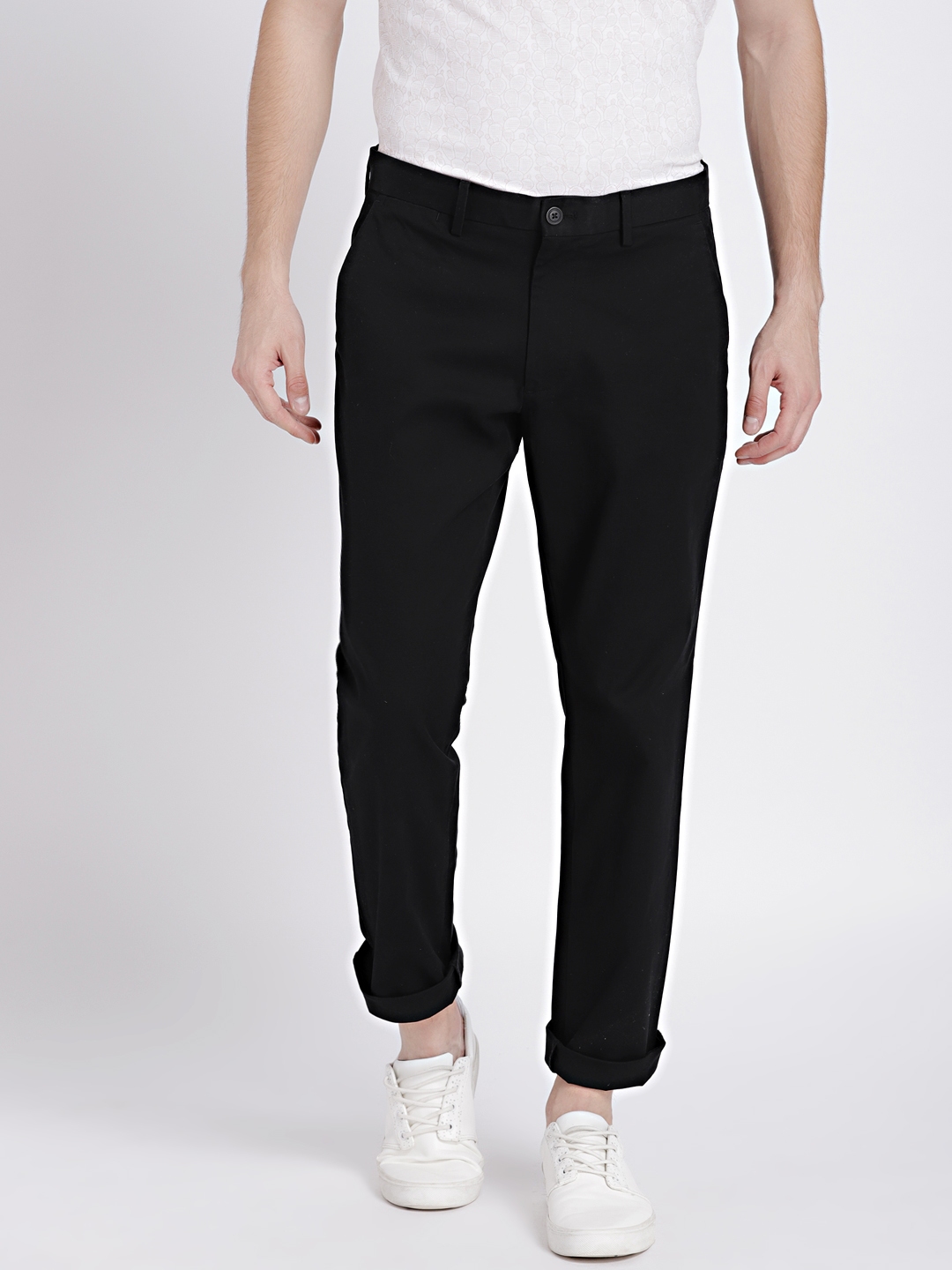 gap black pants mens