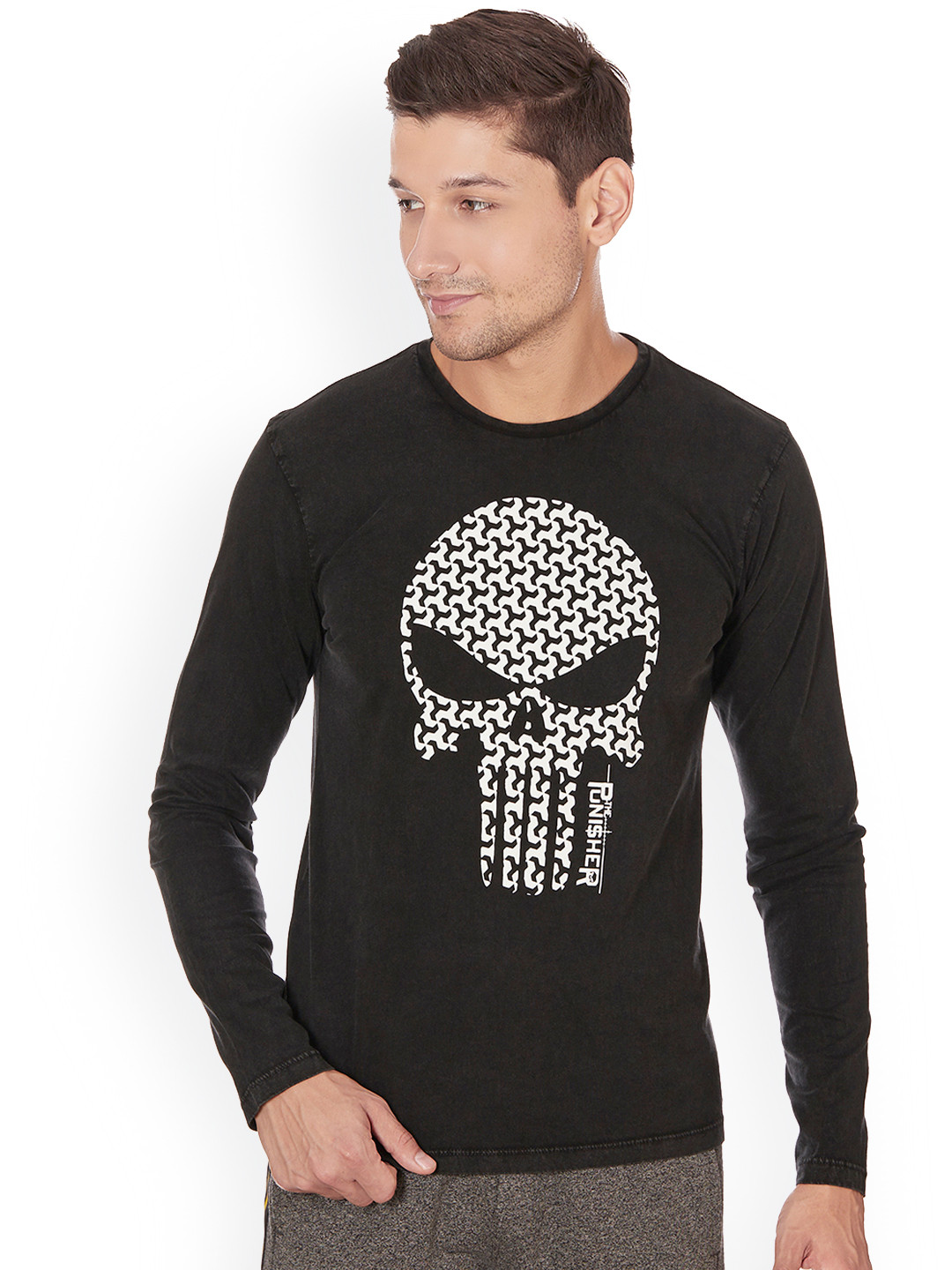 punisher t shirt myntra