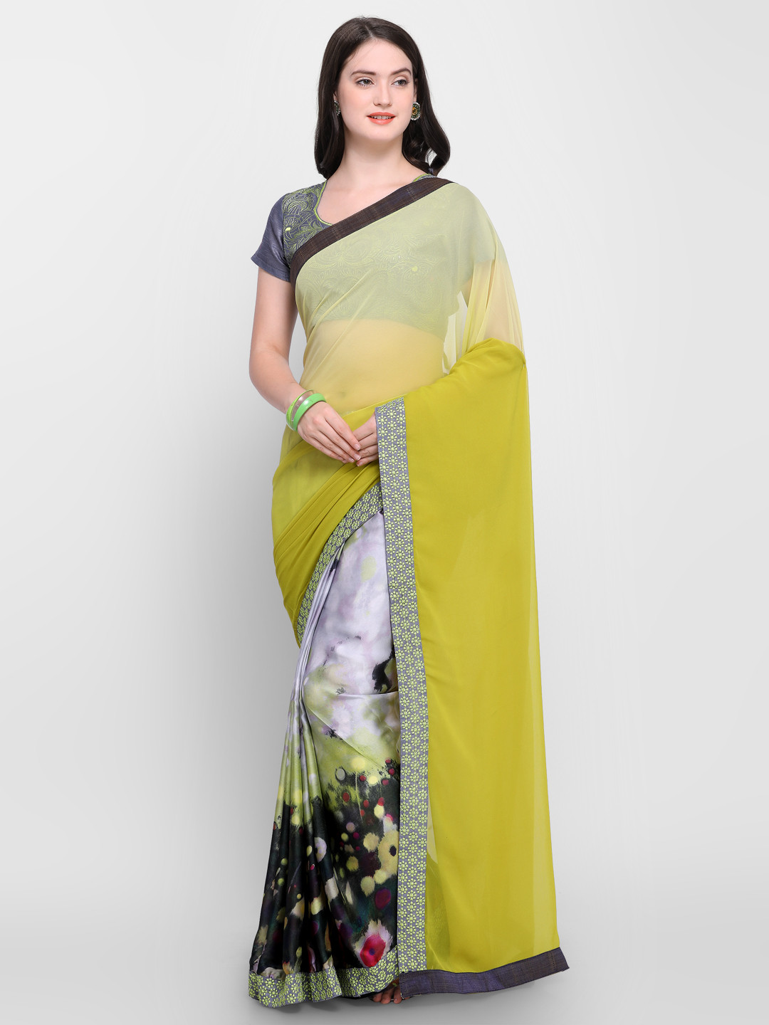 myntra half sarees