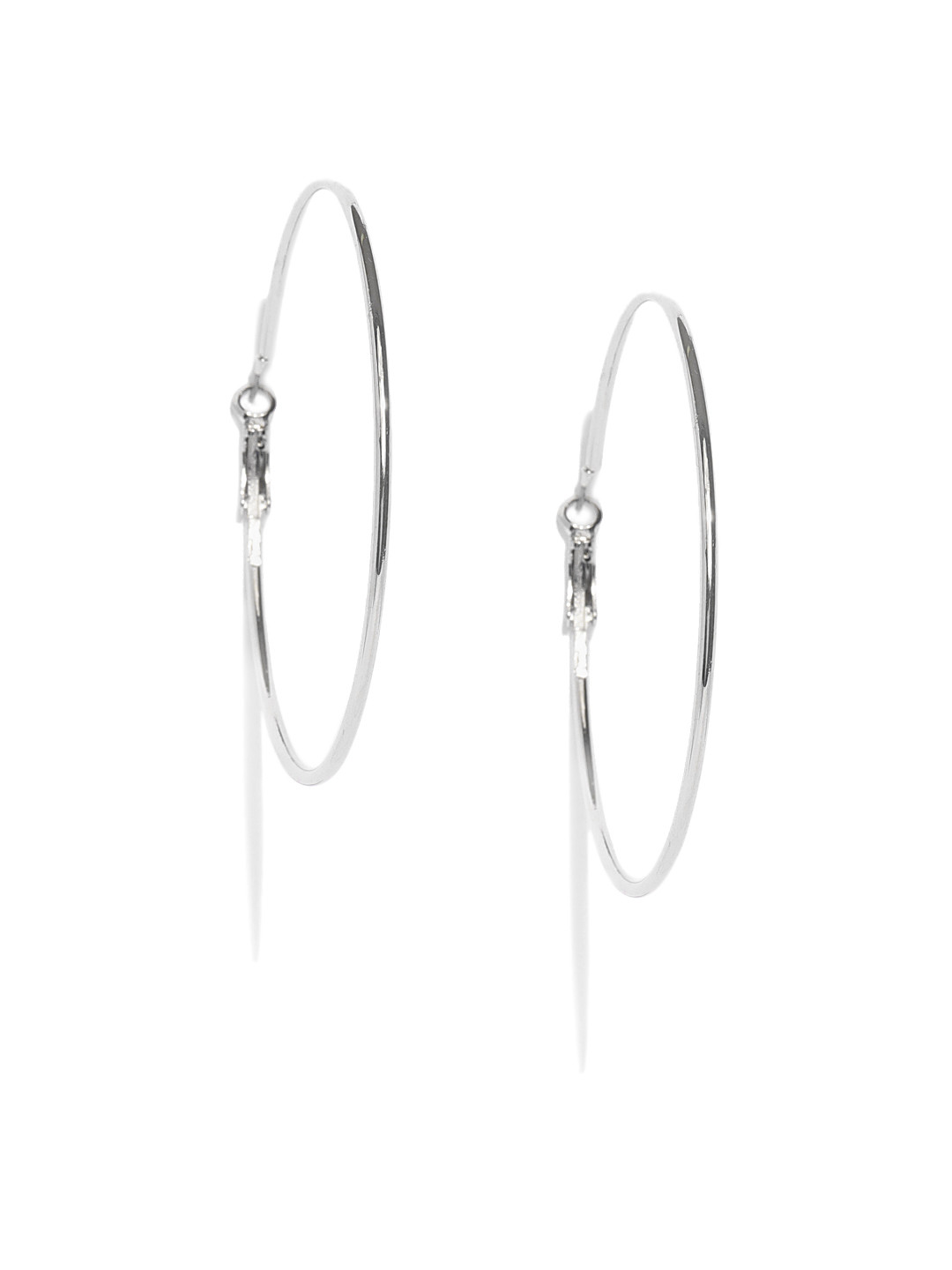 Accessorize London Women Mid Size Simple Hoop Earrings