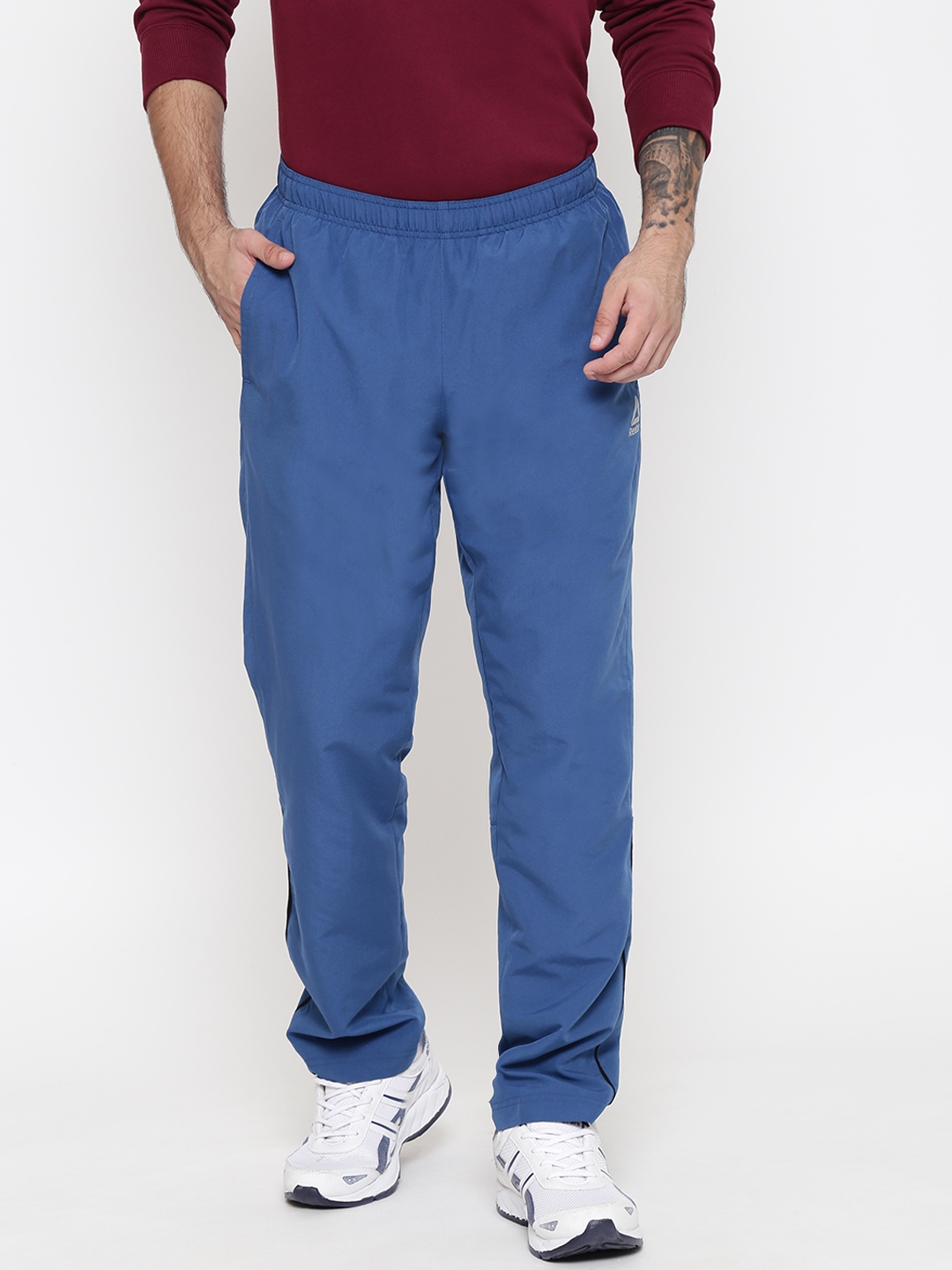 reebok track pants myntra