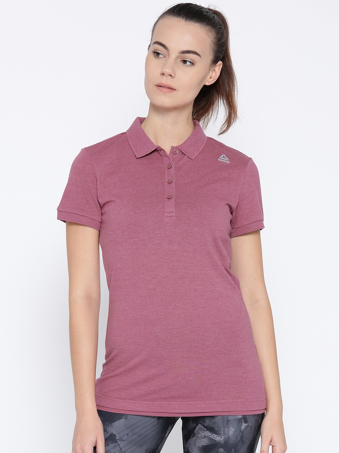 reebok women's polo shirts