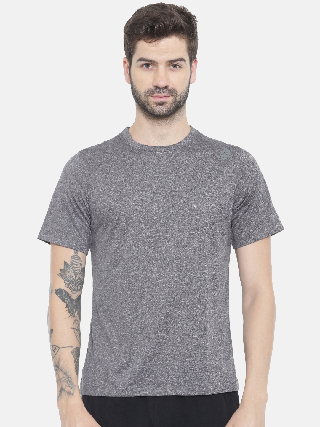 Reebok Grey Melange US Training T-shirt