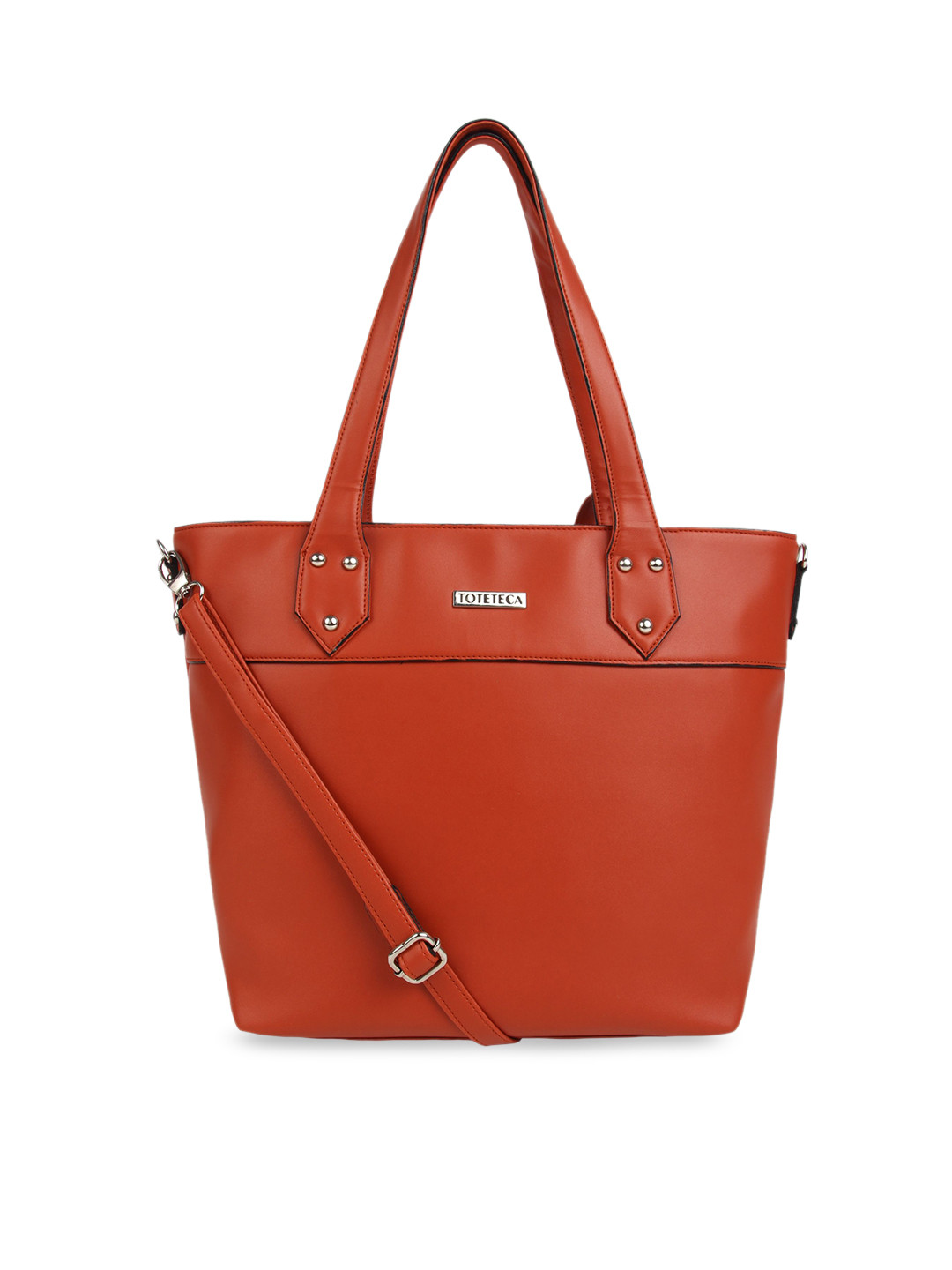 Toteteca Rust Orange Solid Shoulder Bag