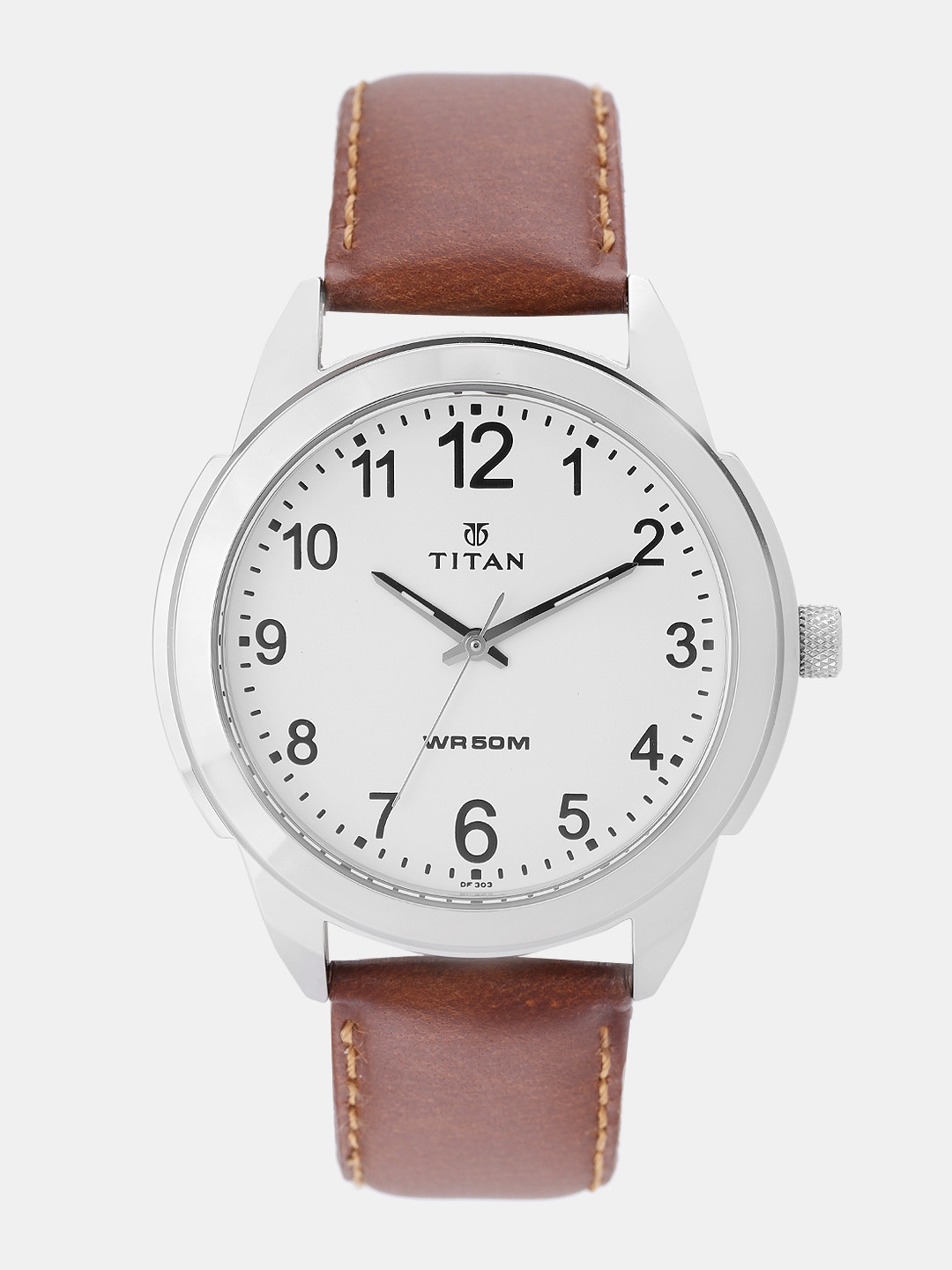 Titan Men White Analogue Watch 1585SL07C_OR