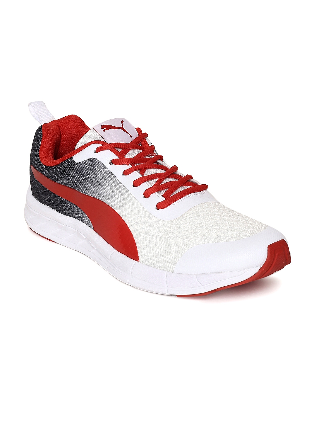 White \u0026 Red Feral Runner Running Shoes 