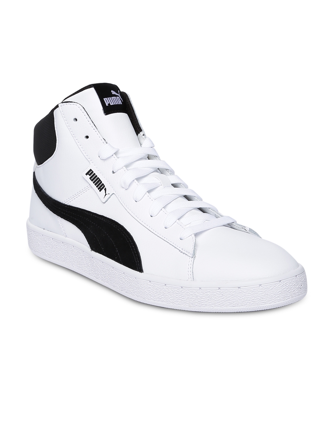 Buy Puma Men White 1948 Mid L Top Leather Sneakers - Shoes for Men 7252444 | Myntra