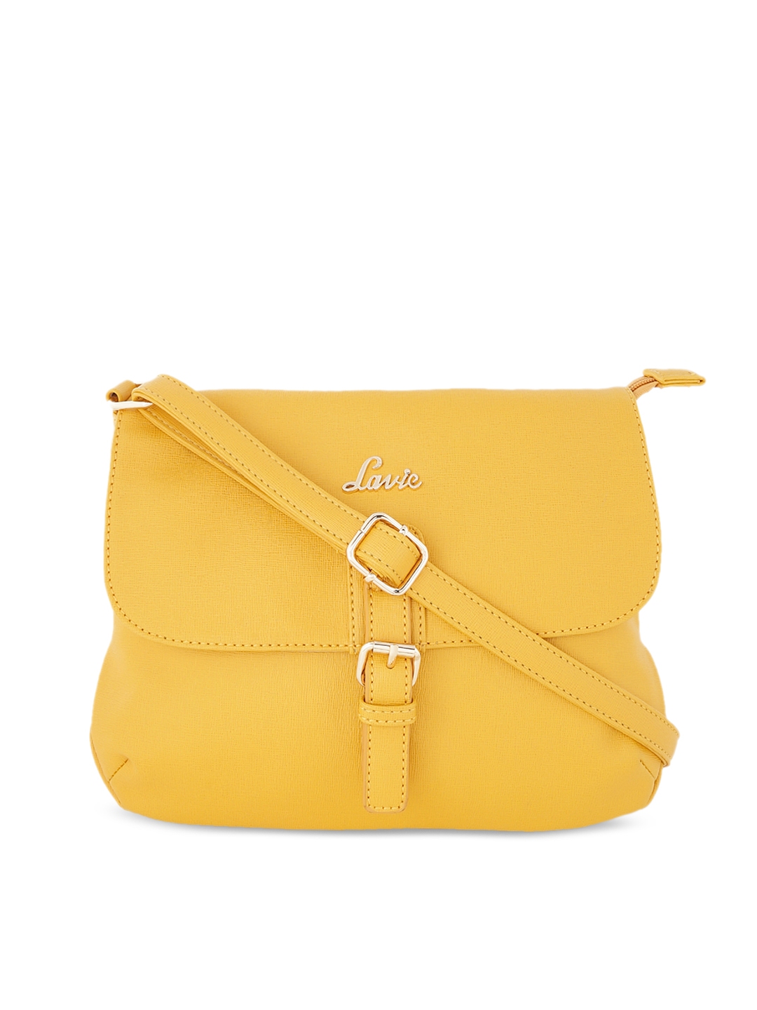 Buy Lavie Yellow Solid Sling Bag Handbags for Women 7254026 Myntra