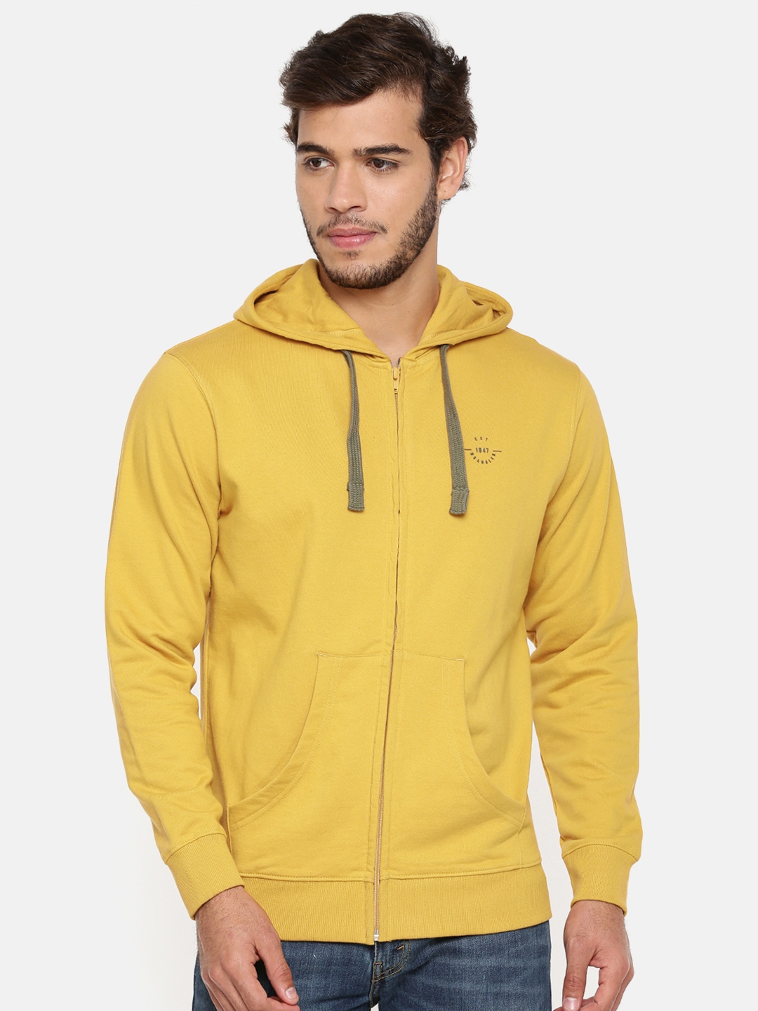 wrangler yellow sweatshirt