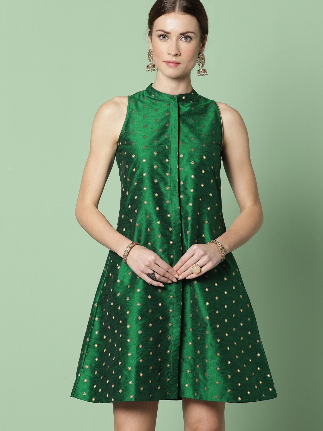 green dress ethnic