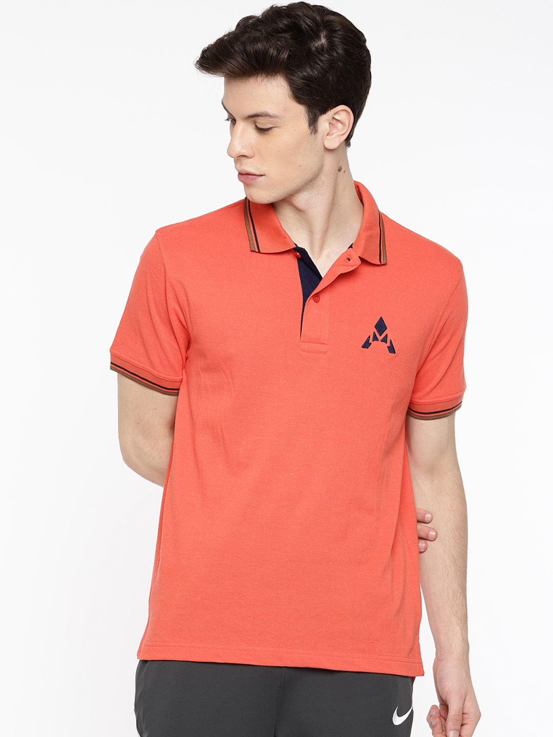 myntra collar t shirt