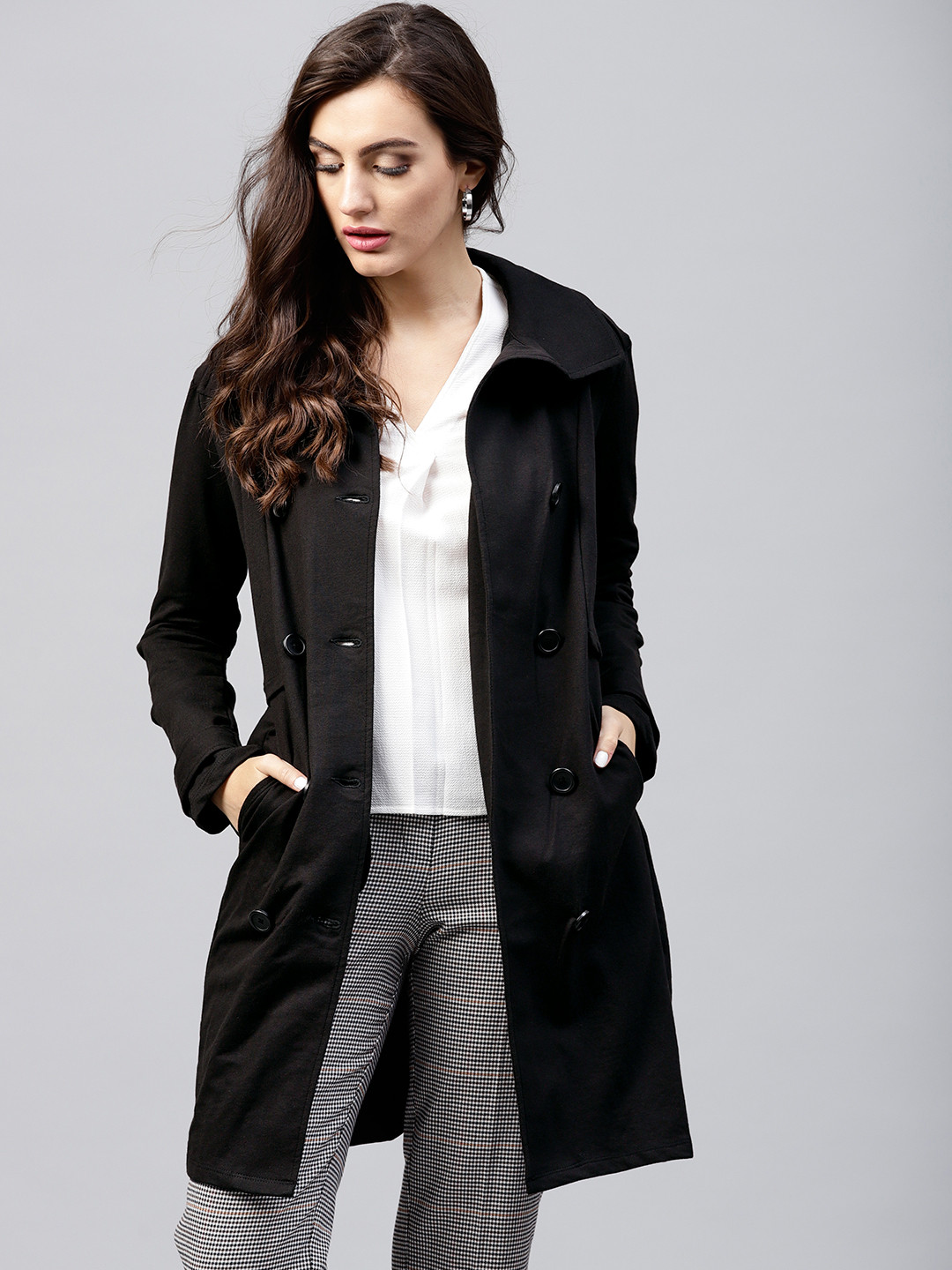 black duster jacket womens
