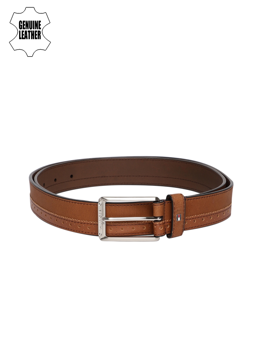 hilfiger brown belt