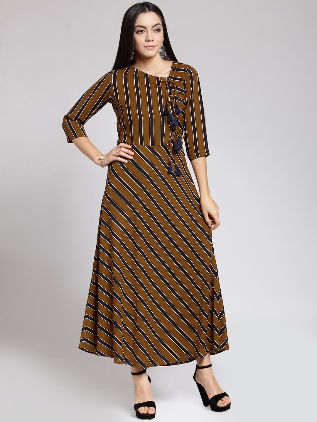 pluss women maxi beige dress