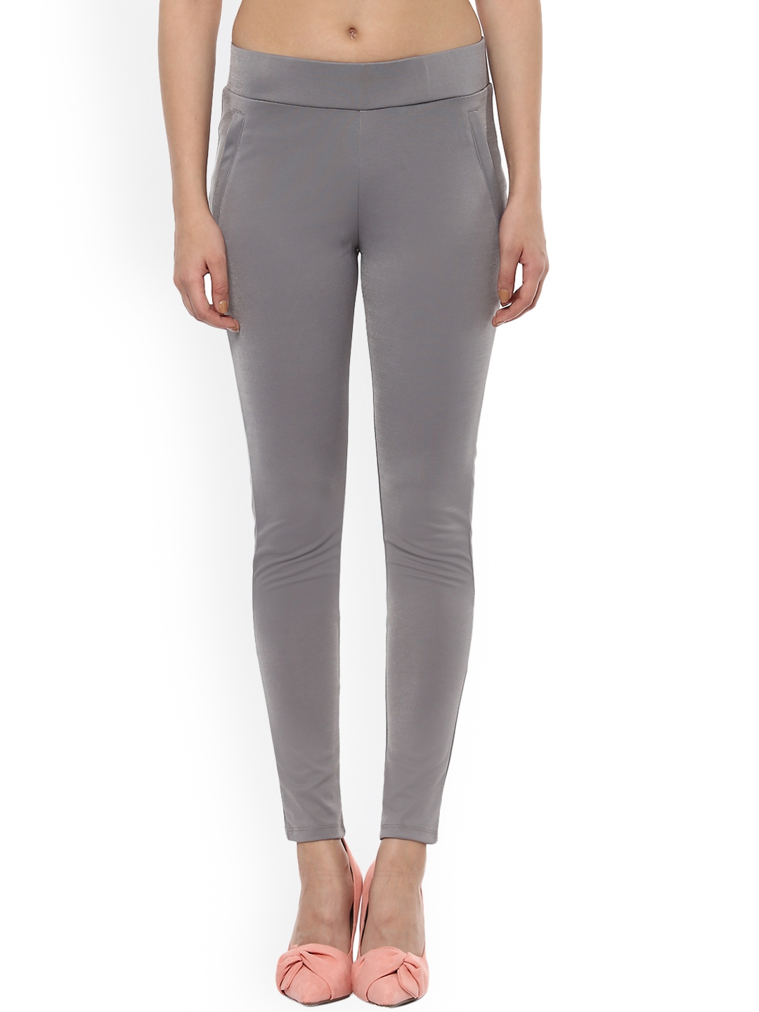 grey jeggings