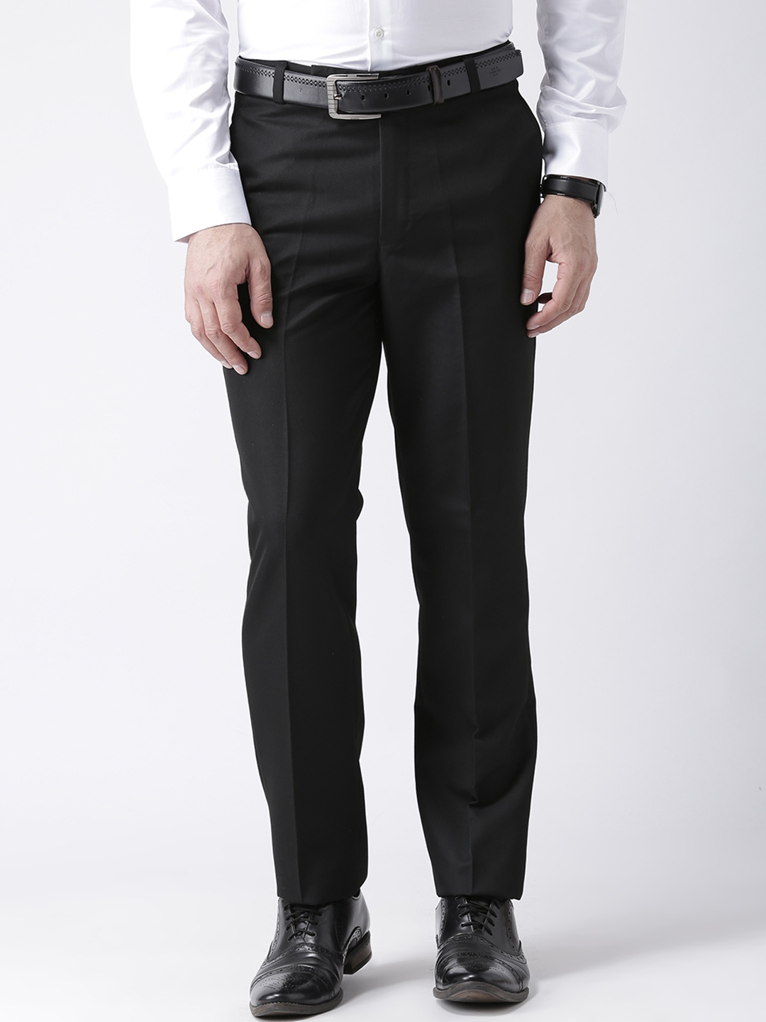 Slim Fit Trousers - Black - Men | H&M IN-saigonsouth.com.vn