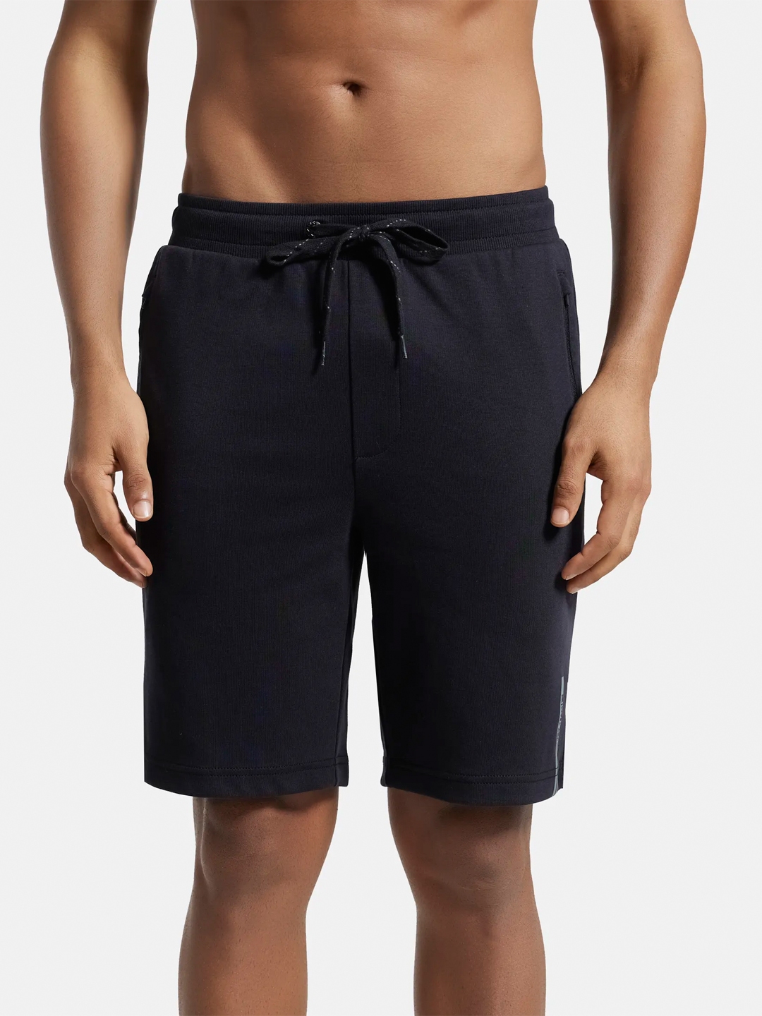 Buy Jockey Men Black Solid Lounge Shorts AM14 0103 Lounge Shorts