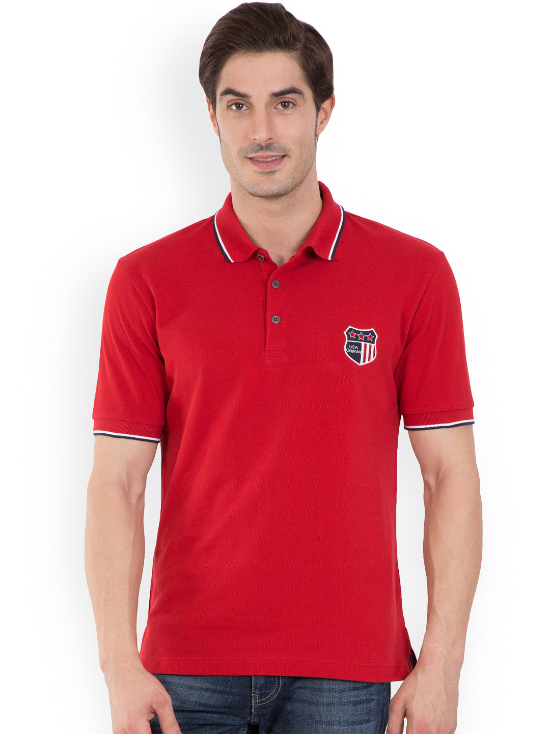 jockey polo neck t shirt