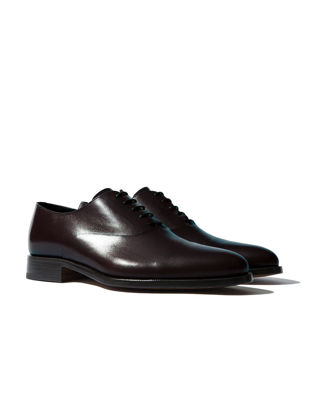 Rapawalk Burgundy Handcrafted Standard Width Leather Oxfords