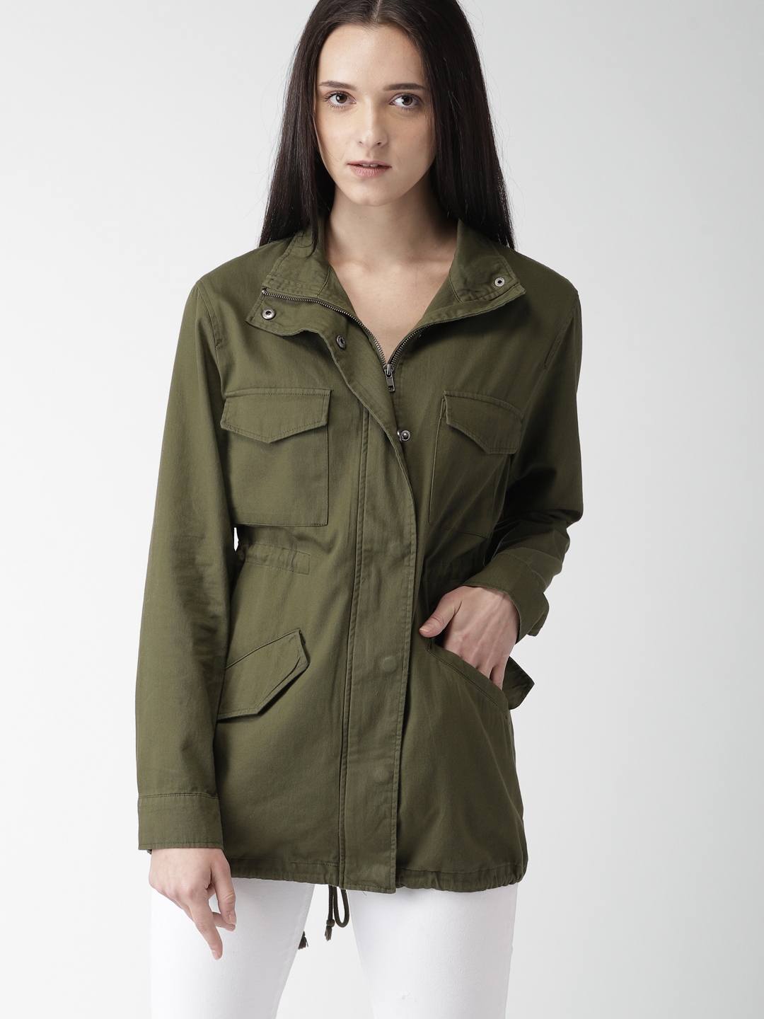 Military jacket for womens forever sale 21