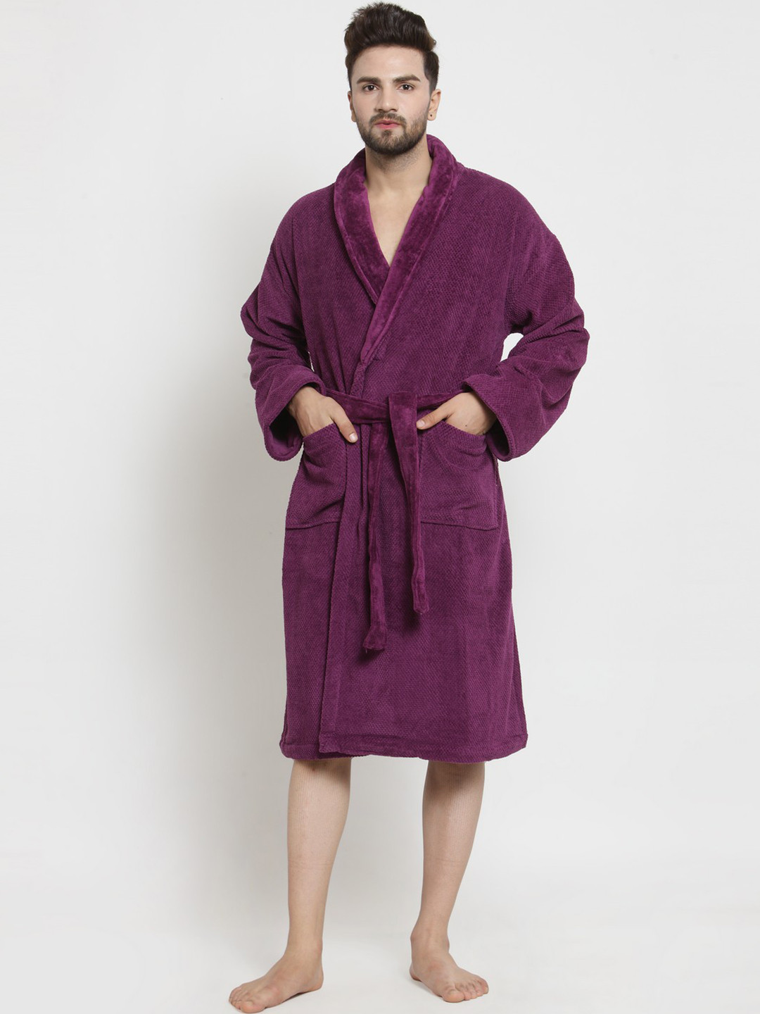 Discover 158+ mens purple dressing gown super hot camera.edu.vn