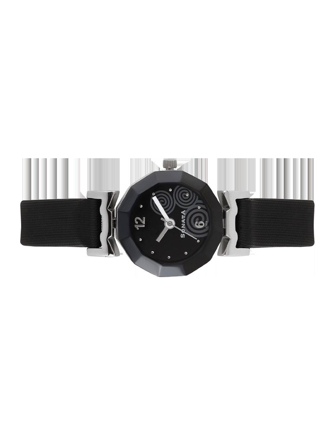 sonata black watches