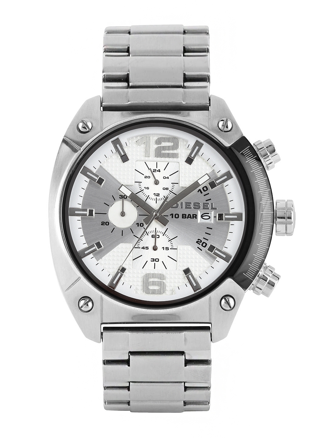 Buy Diesel Men Silver Toned Dial Watch Dz1679 Watches For Men 733930 Myntra