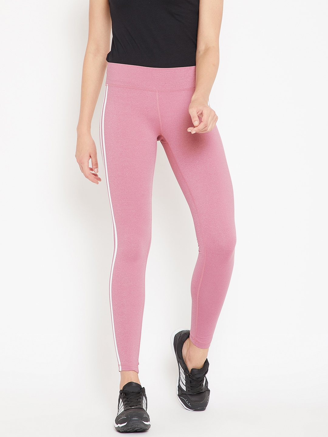 dusty pink adidas leggings