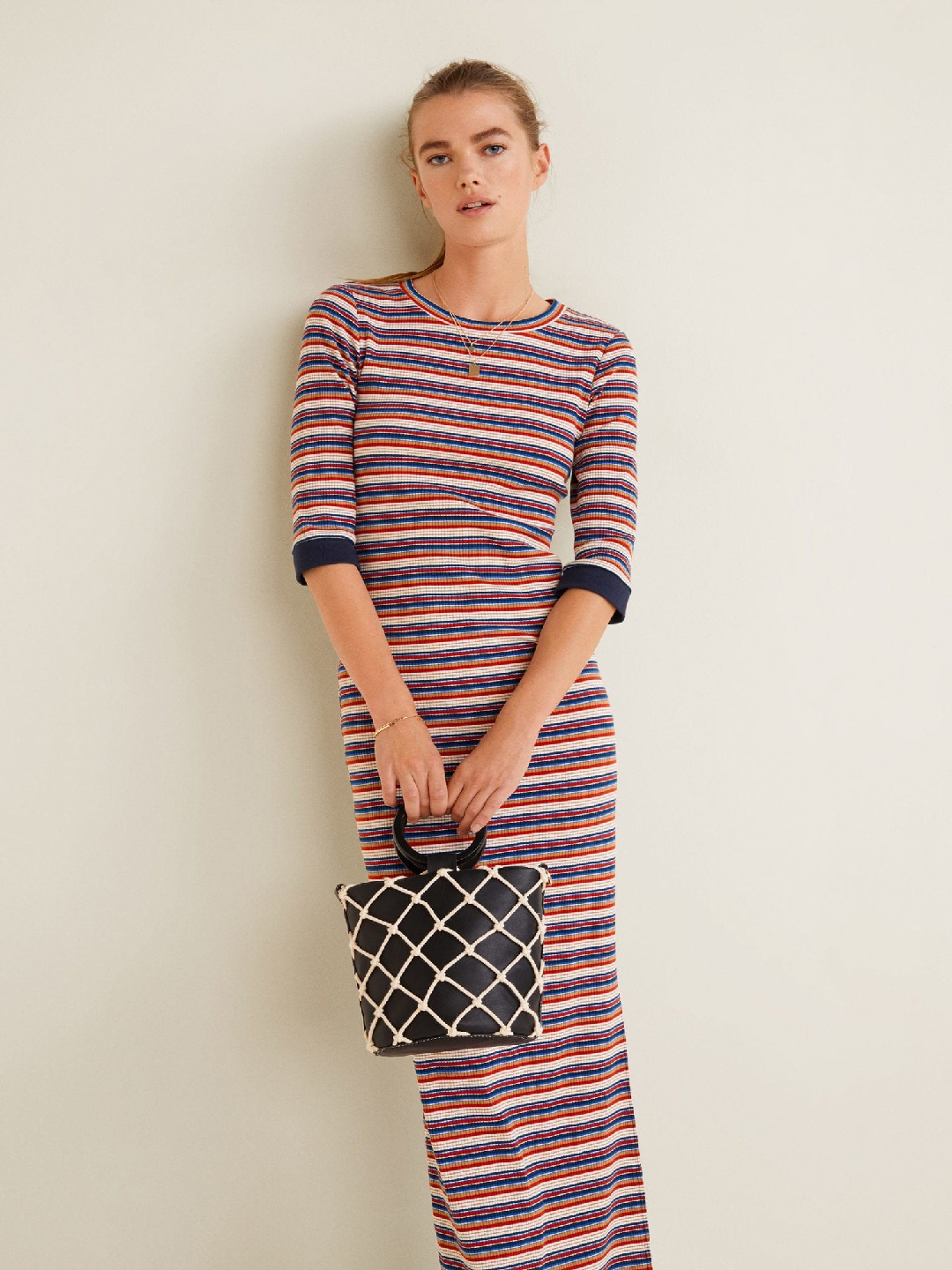 striped dress myntra