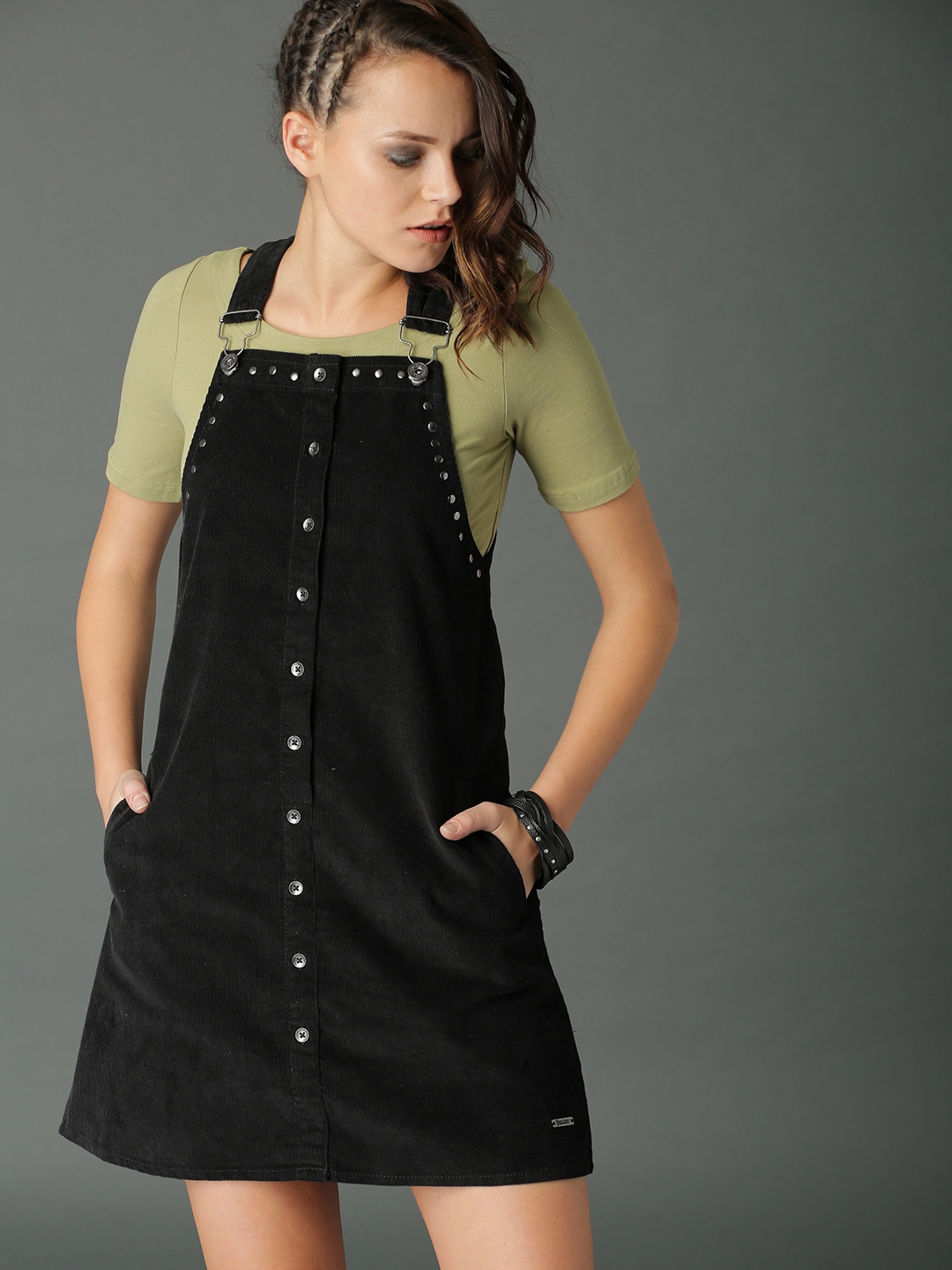 Myntra outlet pinafore dress