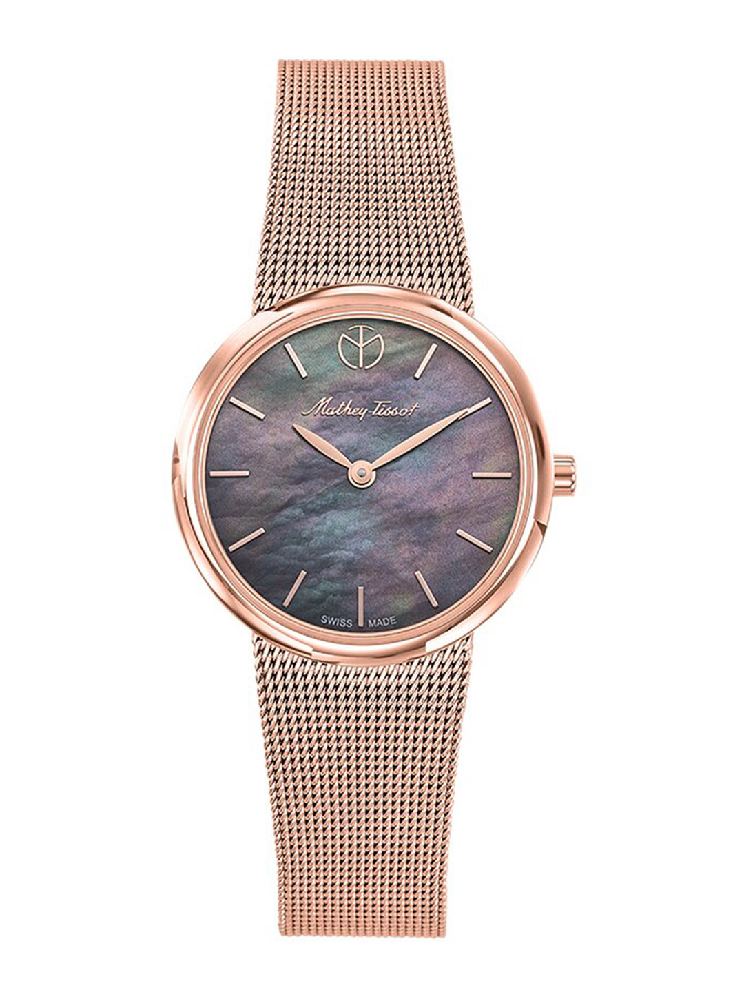 Mathey-Tissot Swiss Made Milly Women Black Automatic Watch D403PN