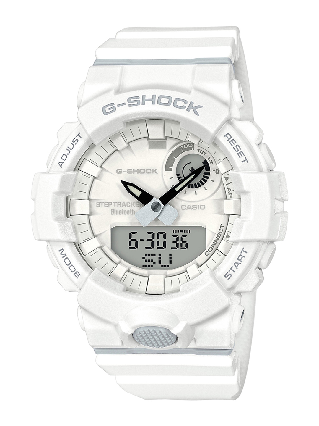 Buy CASIO G Shock Men White Dial Bluetooth Watch GBA 800 7ADR G828