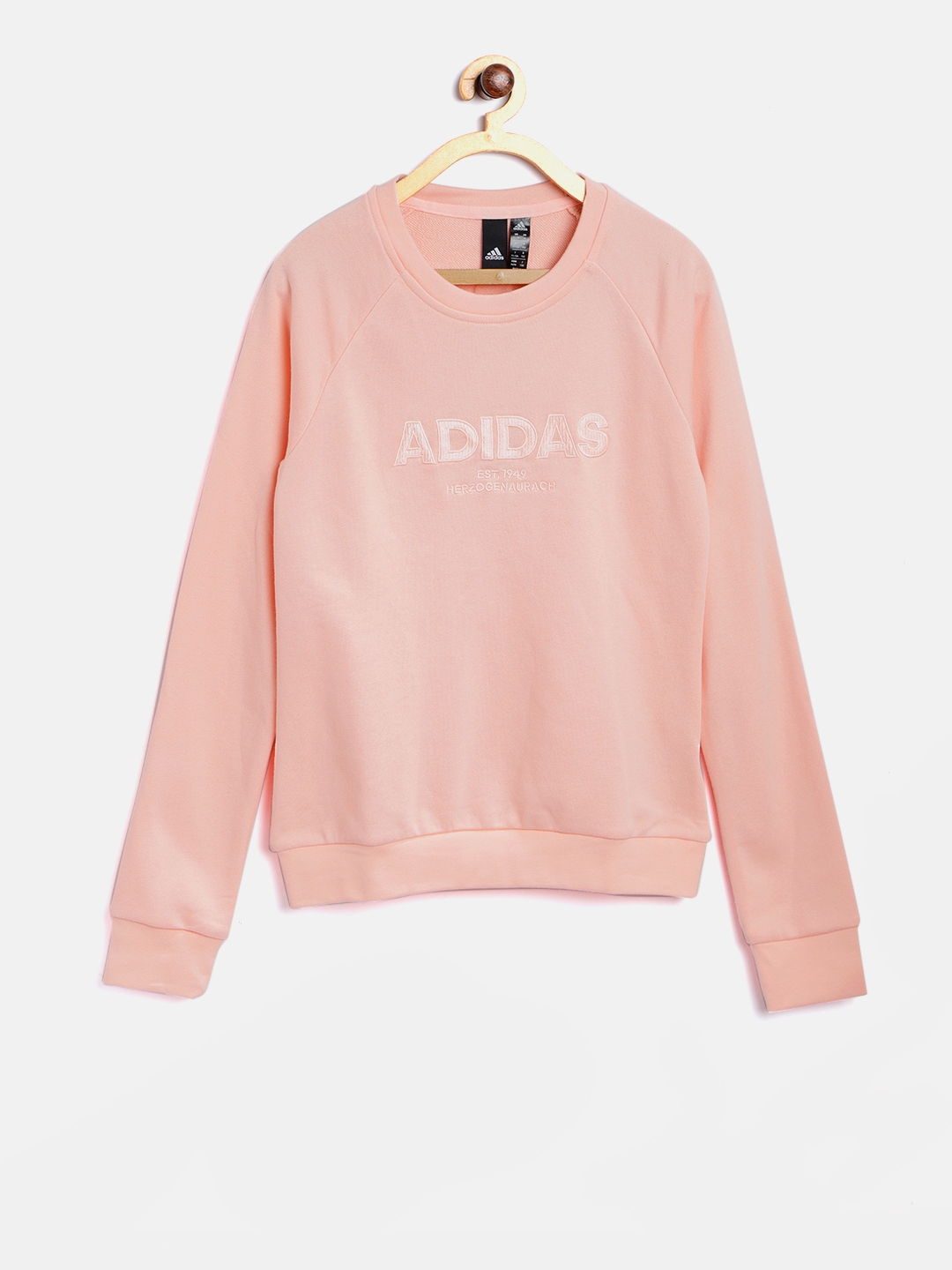 Buy ADIDAS Girls Peach Coloured Allcap 