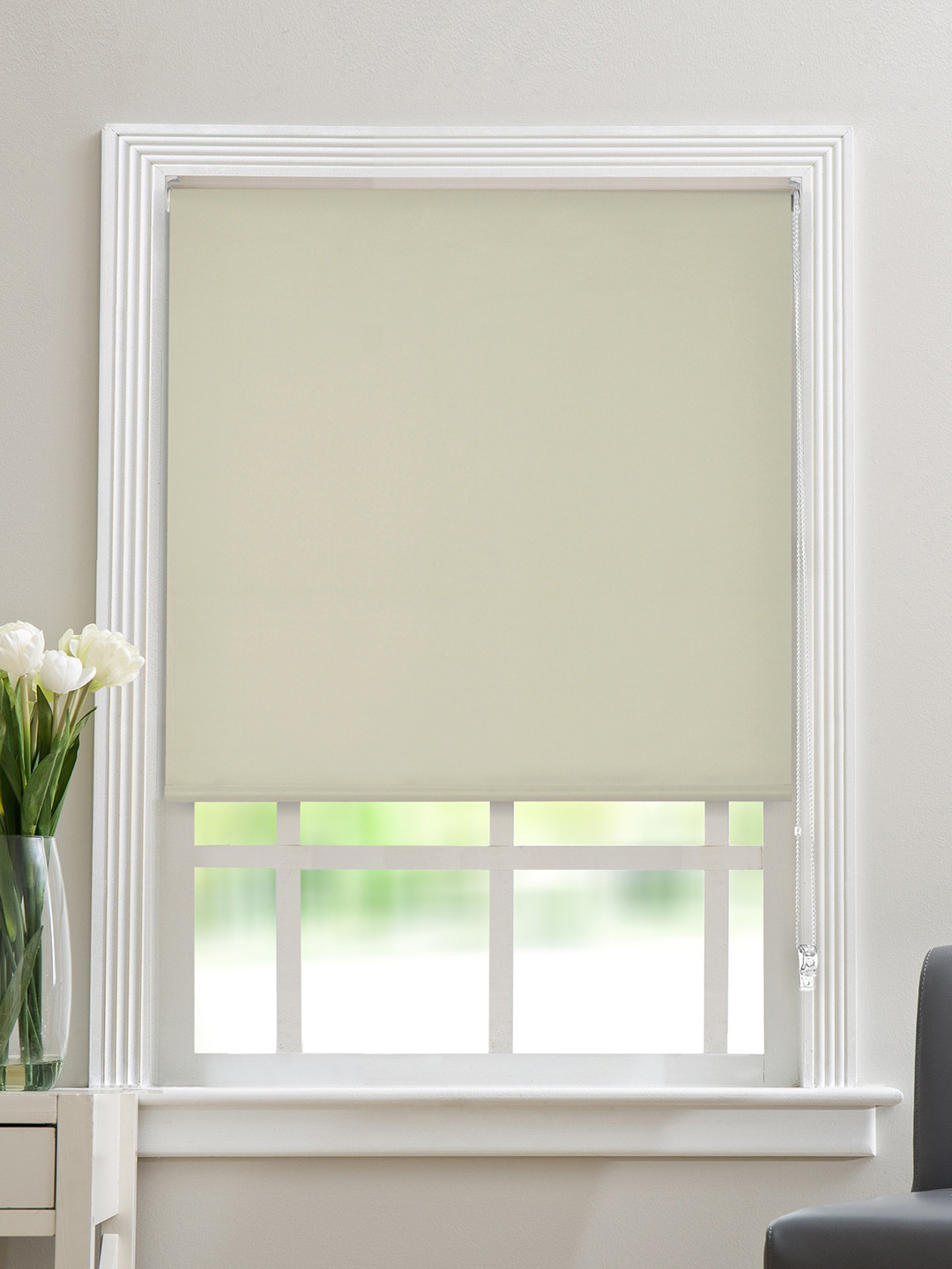 Deco Window Beige Black Out Blinds Curtains