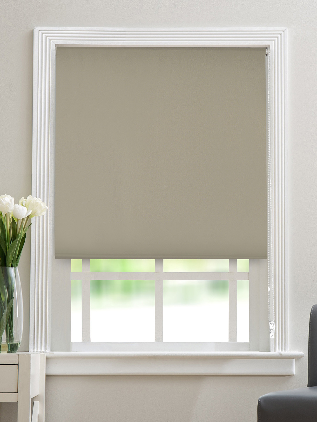 Deco Window Brown Black Out Blinds Curtains