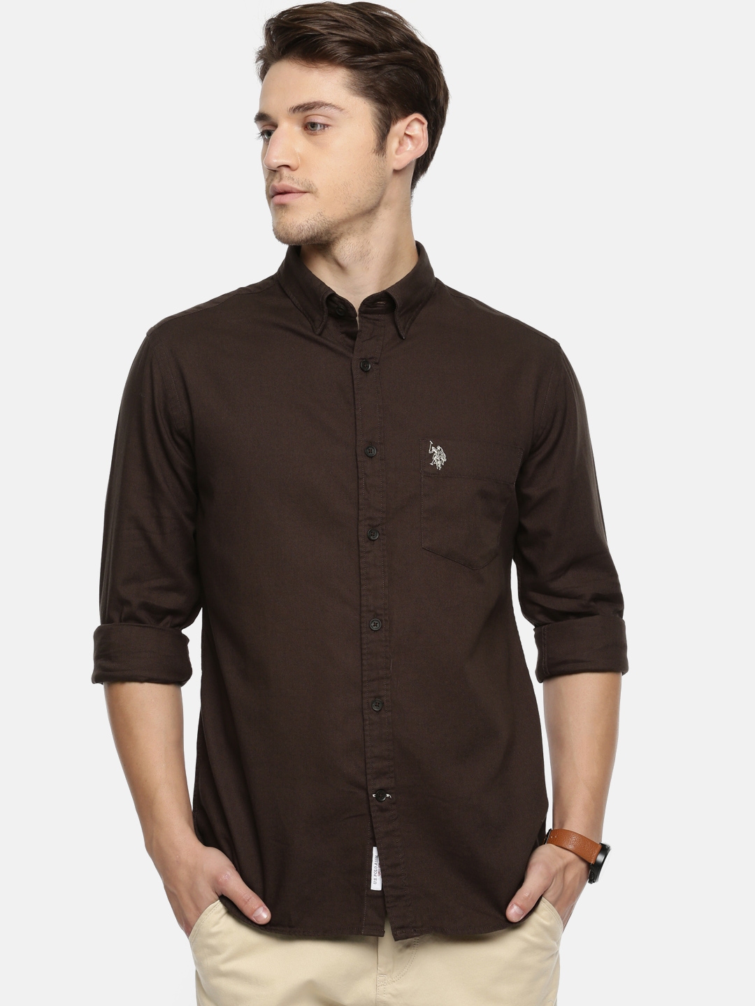 Polo sales coffee brown