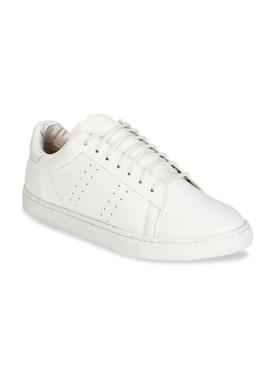 vegan white leather sneakers