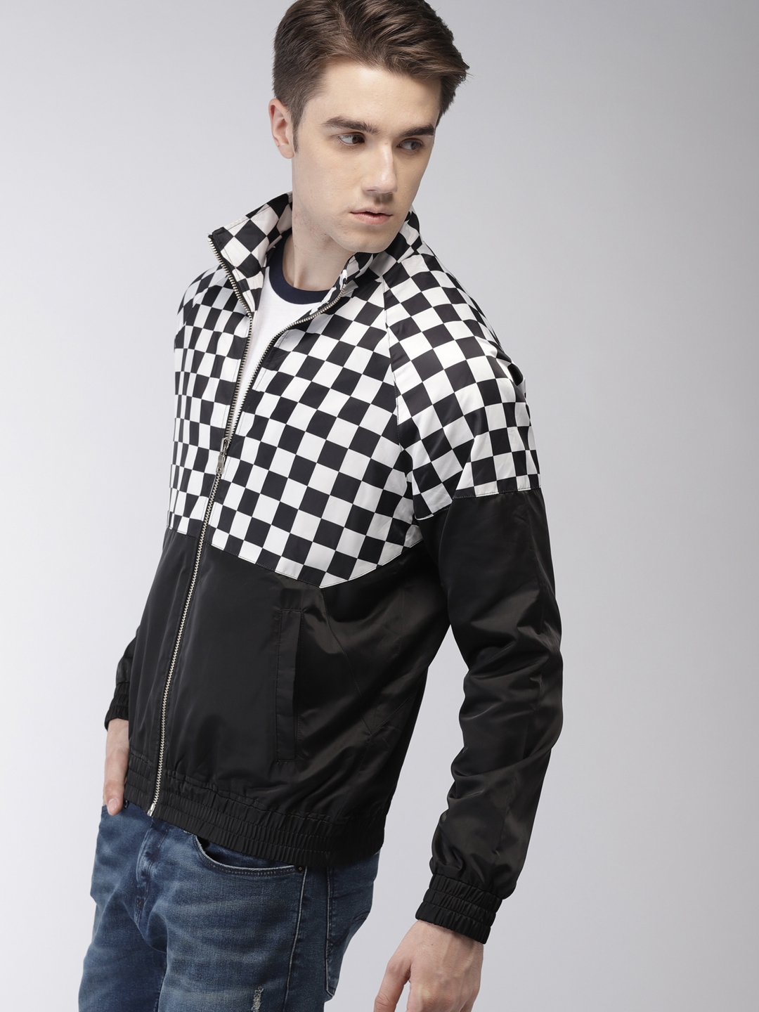 Checkered jacket forever 21 top
