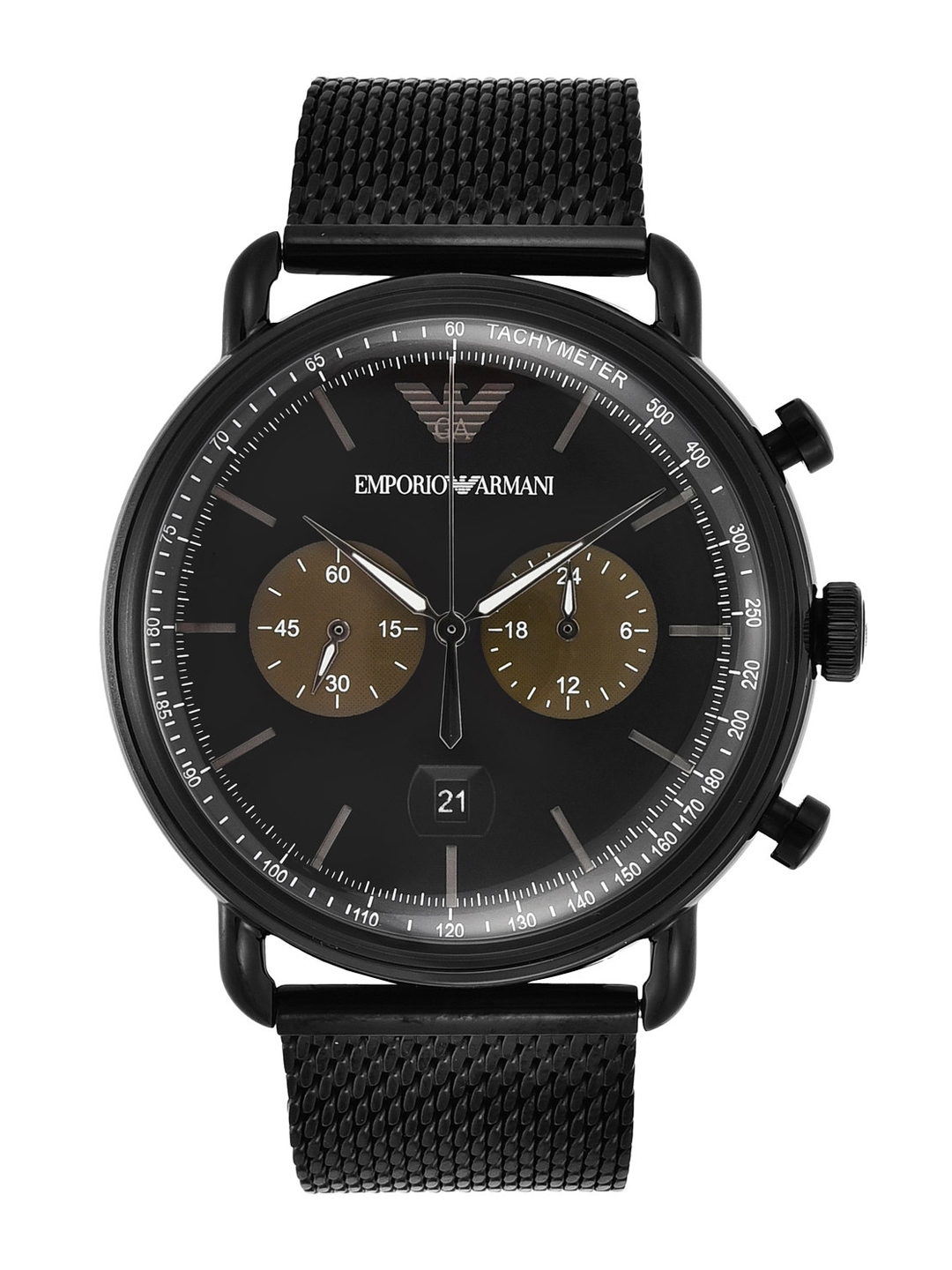 Buy Emporio Armani Men Black Analogue Watch AR11142 - Watches for Men  7415607 | Myntra