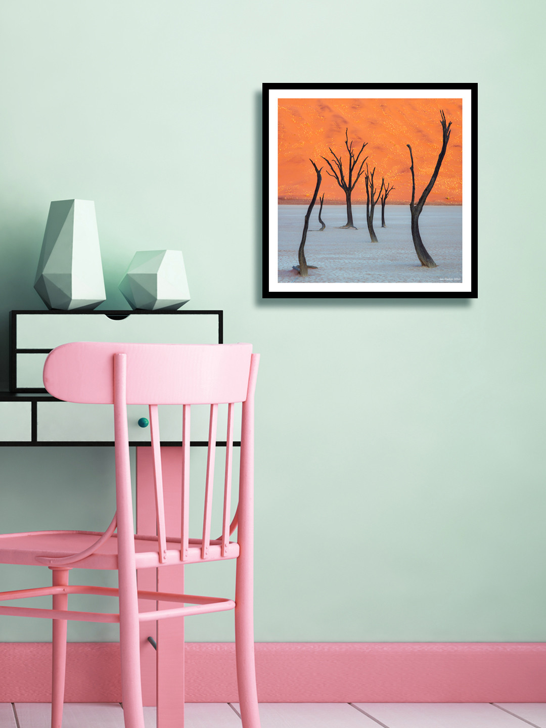 999Store Autumn Trees Canvas Wall Square Paintings Wall Art - 13.7x13.7In