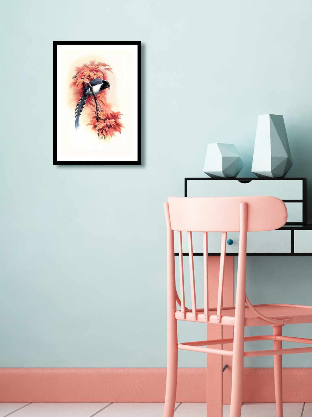 999Store Multicoloured Bird Wall Painting