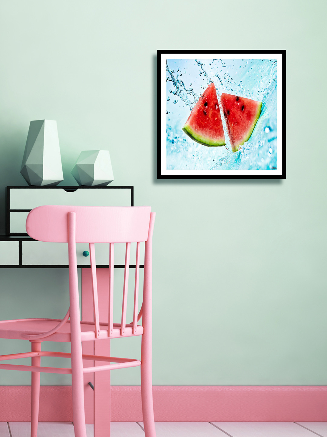 999Store Multicoloured Watermelon Wall Painting