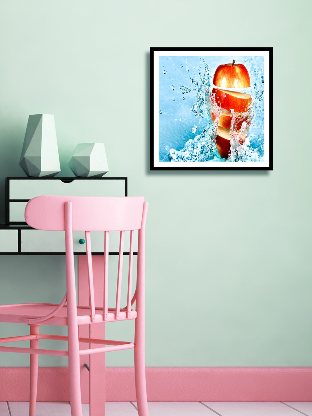 999Store Multicoloured Apple Wall Painting